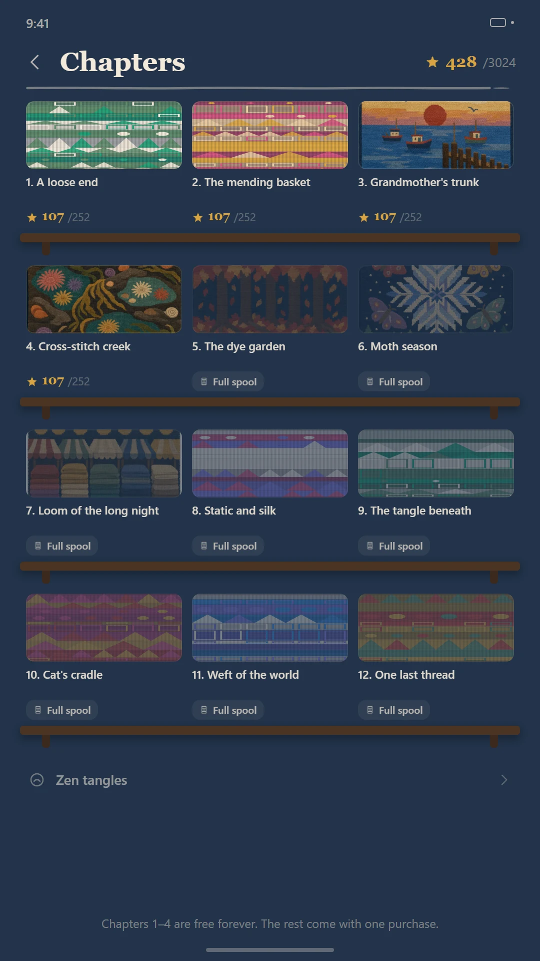 Unspool: Calm Yarn Puzzle screenshot